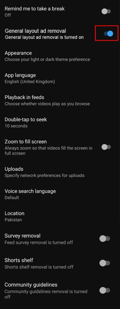 youtube vanced apk